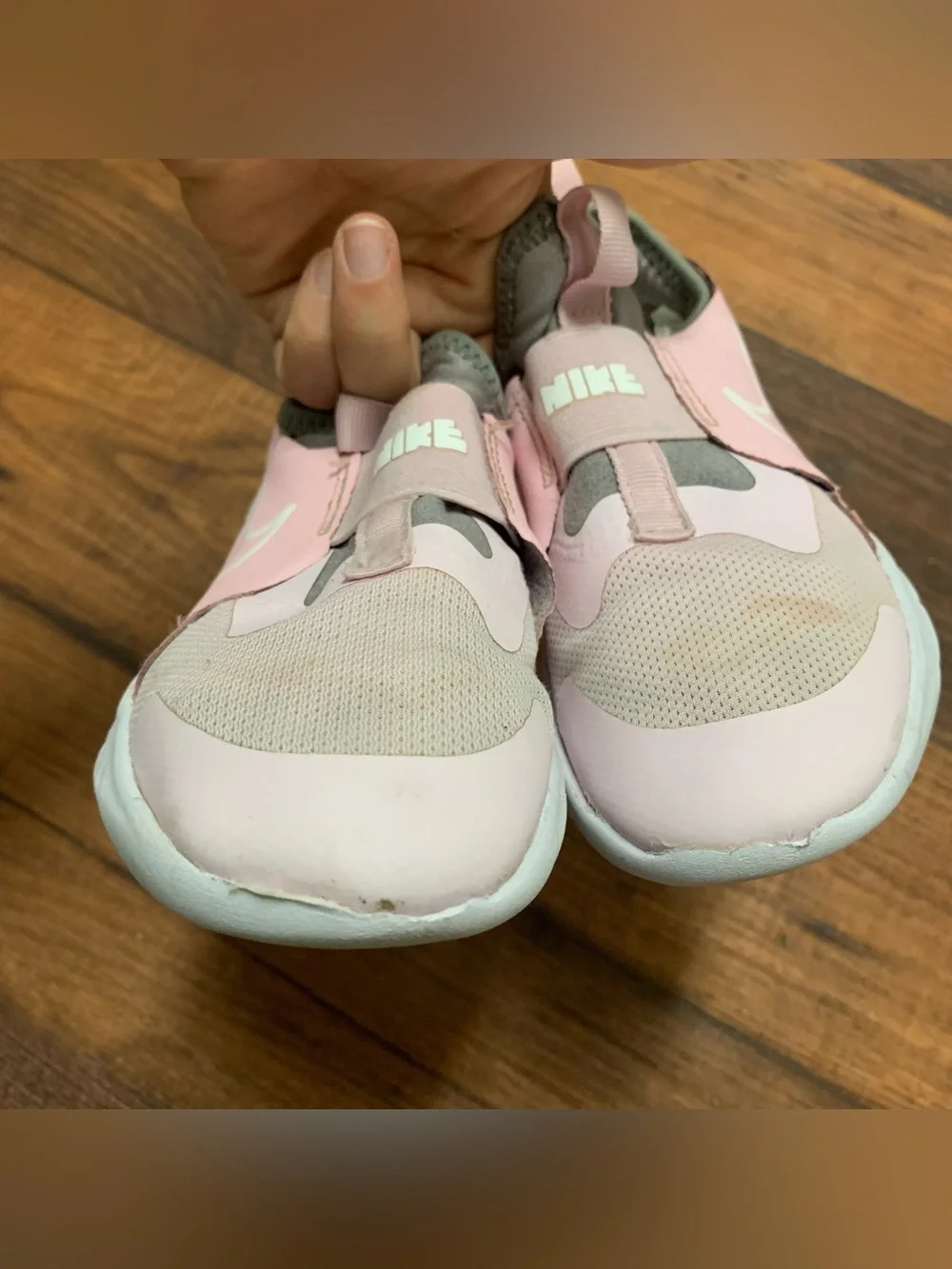 Nike Younger Kids' Flex Runner 2 Running Pink Shoes Sneakers Size 1Y